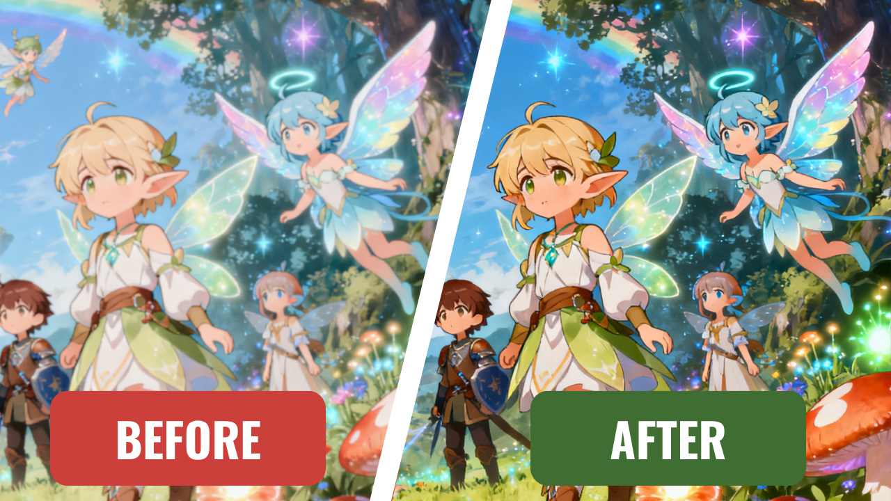 The power of AI image upscale technology