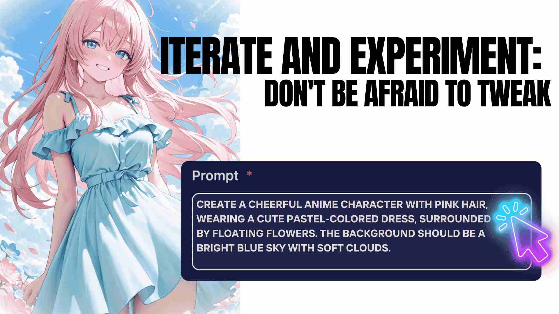 Refining anime character design through multiple iterations in AI anime generator